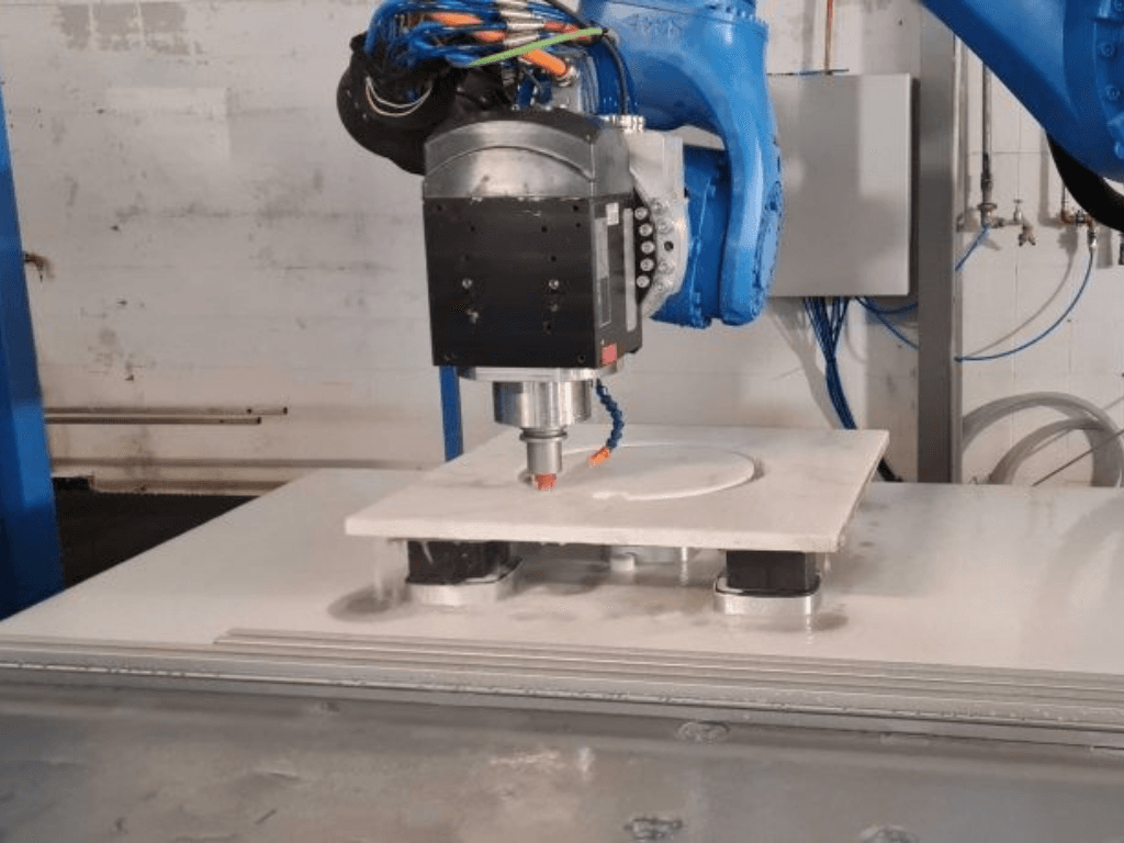 Physical AI – Autonomous Stone Working Robot