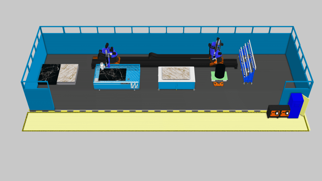 Robotic stone handling