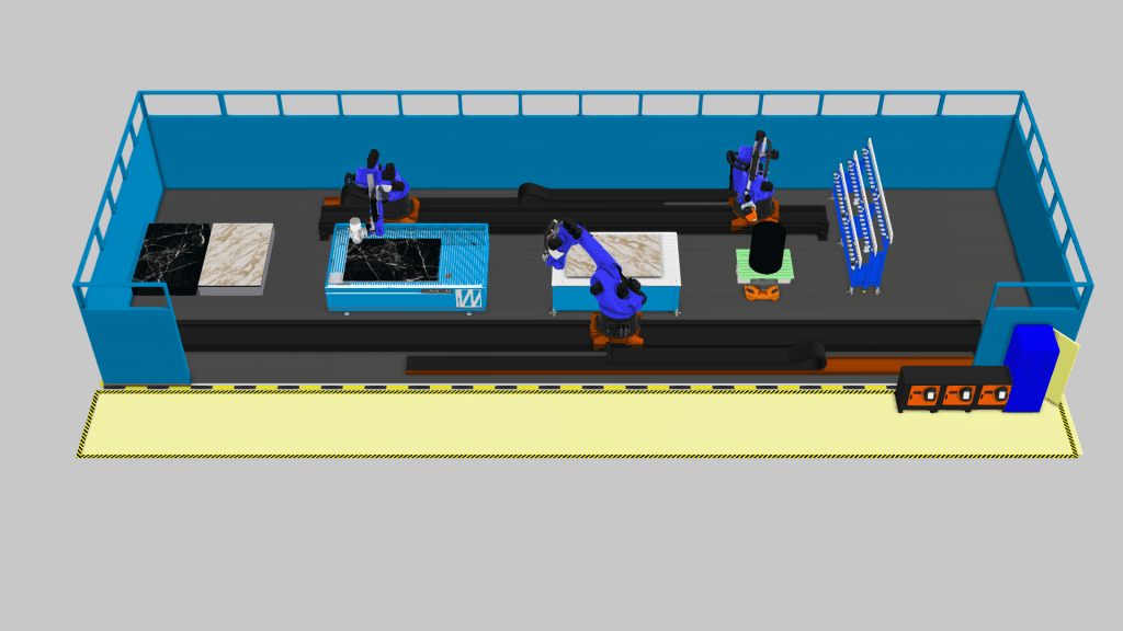 Finished stone processing